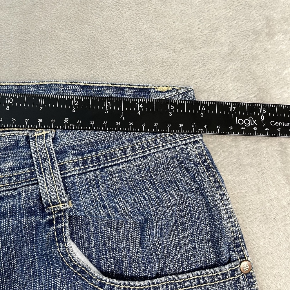 Vintage Southpole Gold Tab Denim Shorts Men's 34* Blue Baggy Skater Hip Hop - Picture 12 of 15